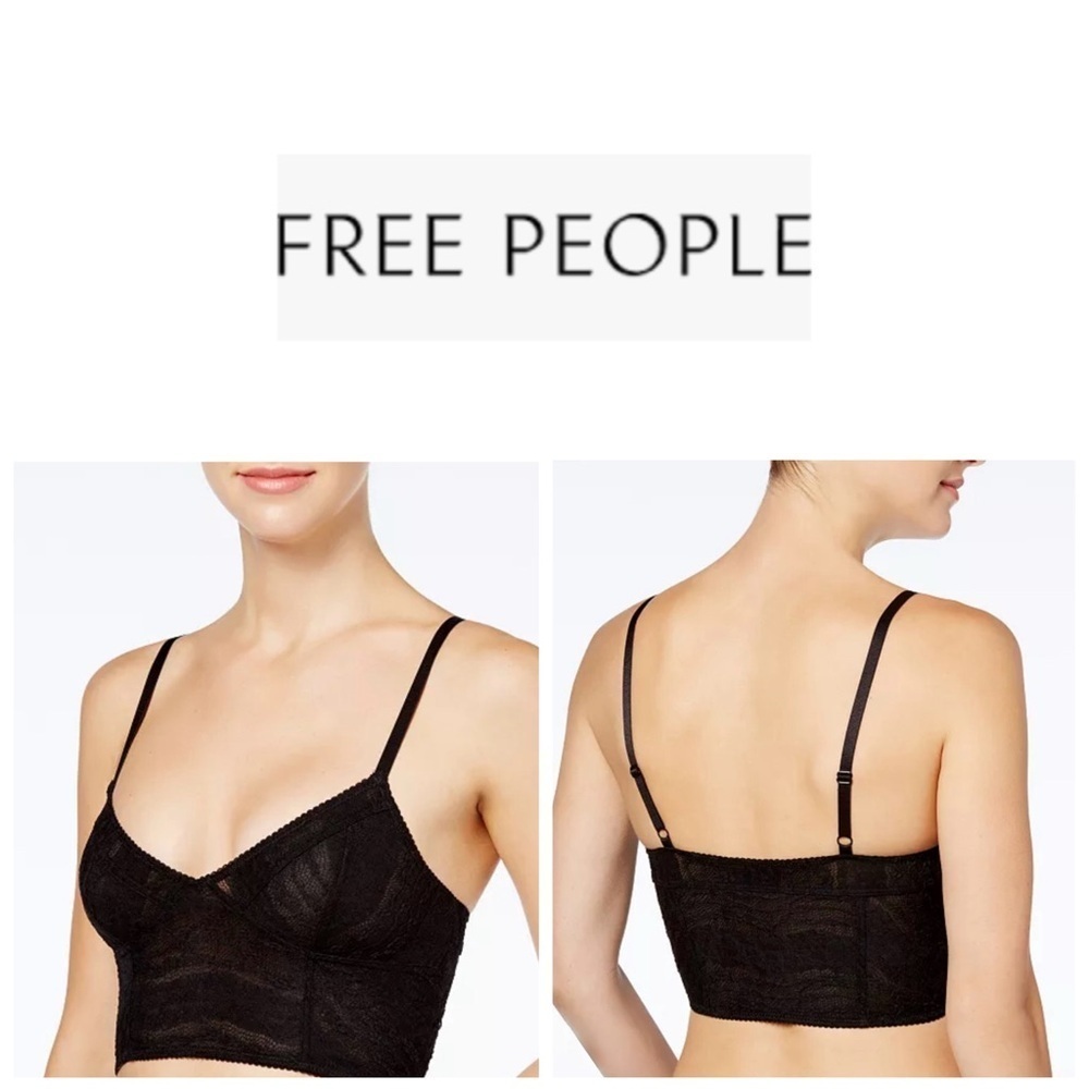 Intimately Free People Lace Cropped Bralette S